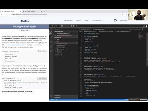 Learning Daml: Data types and imports