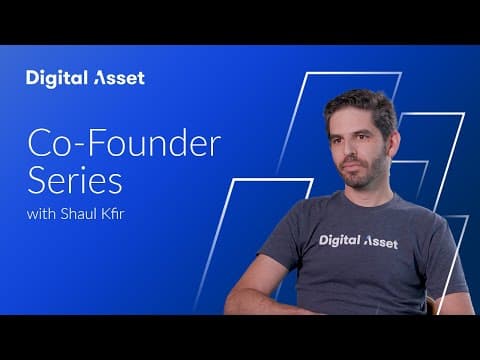 Digital Asset Co-Founder Shaul Kfir discusses the Daml smart contract language