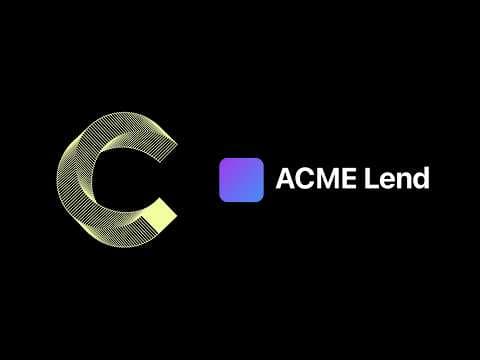 ACME Lend: Lending and Borrowing on Canton